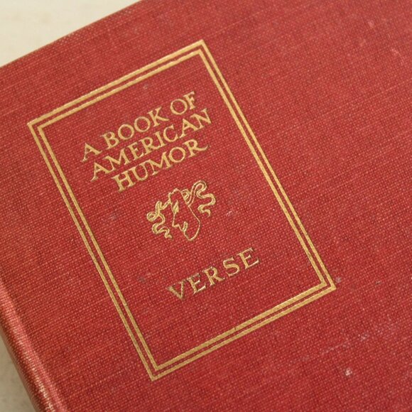 Vintage 1900s Book, A Book of American Humorous Verse, Poetry, Duffield & Compan - Picture 2 of 10